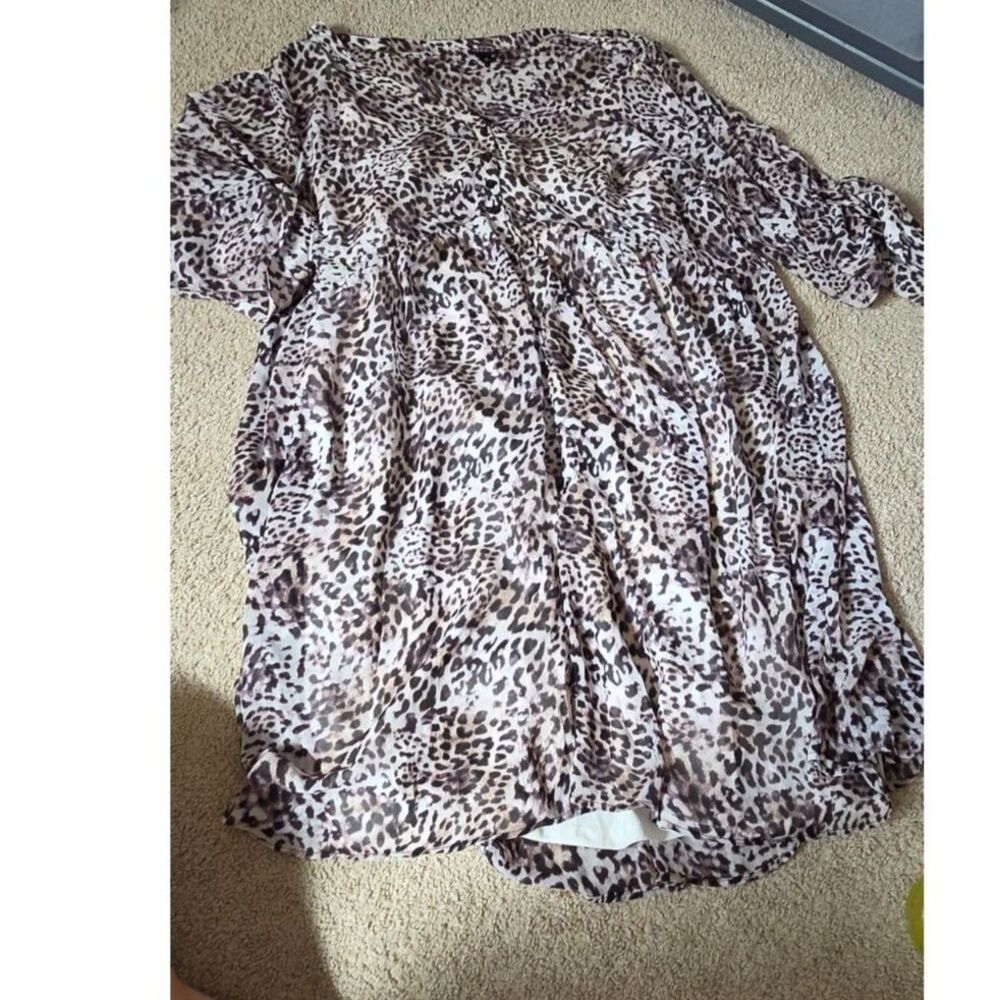 Torrid leopard print dress